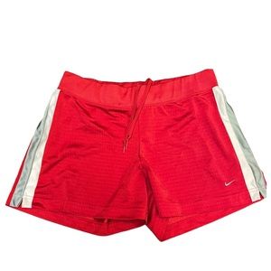 Nike Retro Shorts Womens Small Red Running Shorts Polyester Vintage Nike